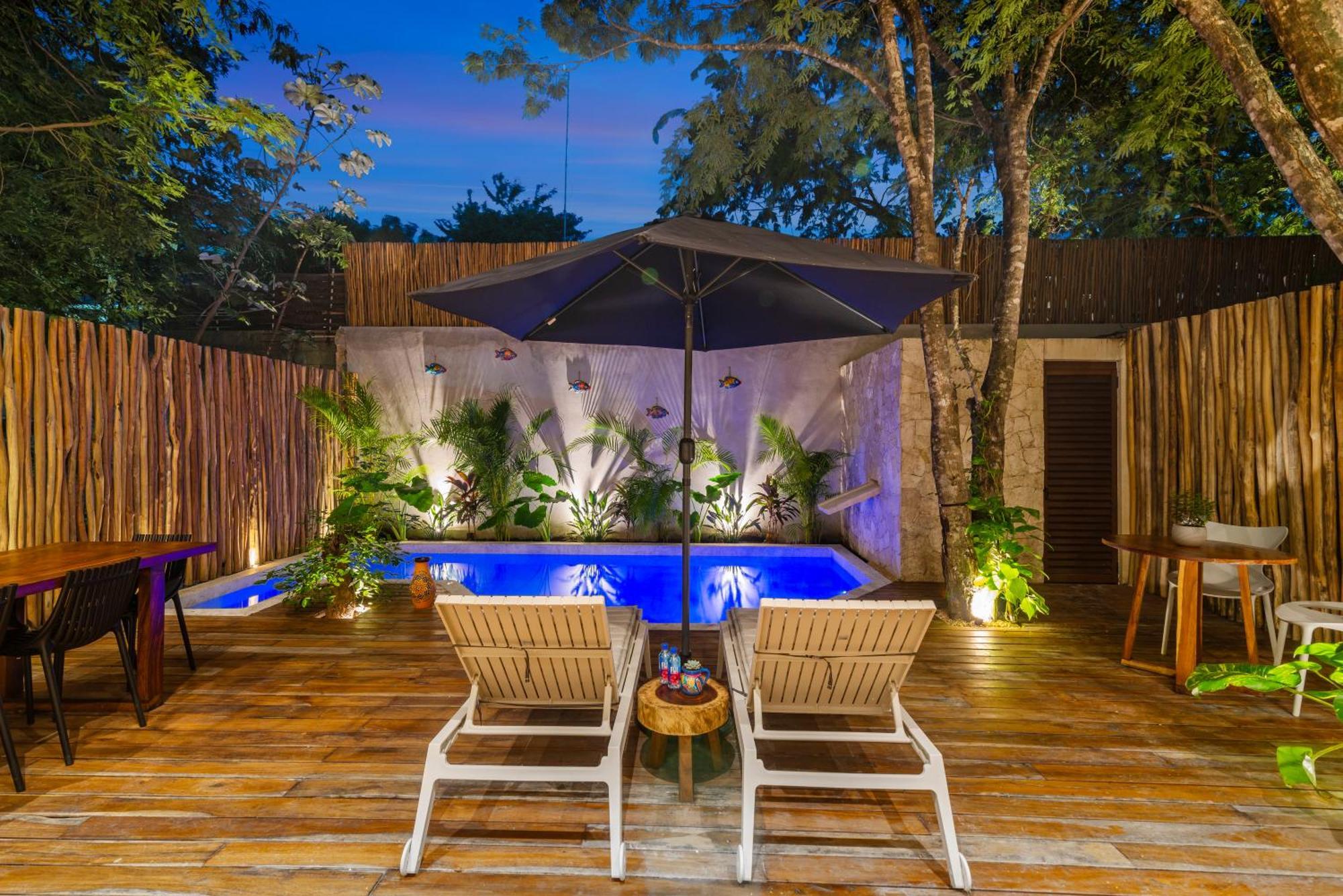 El Rey Loro - Lux 4 Bed Villa @Bluedeertulum Eksteriør bilde